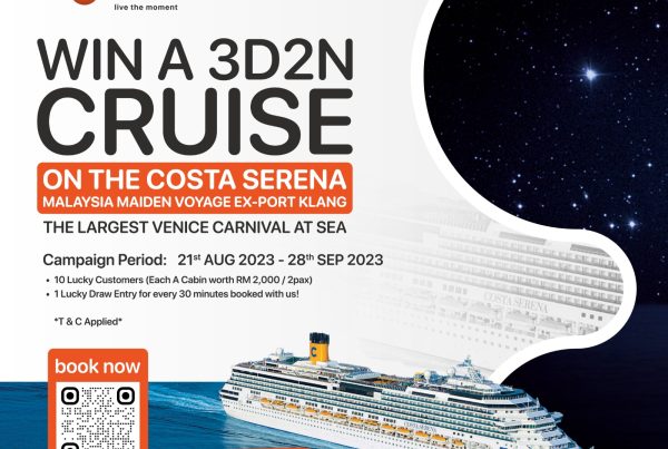 Xbace X Hwajing Costa Serena | Malaysia Maiden Voyage ex Port Klang